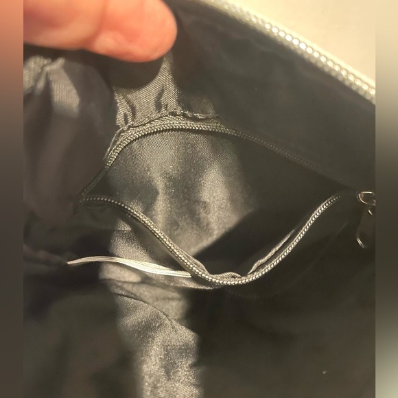 Disney Parks Mickey Mouse Black White Striped Crossbody Bag Purse Adjustable EUC - Picture 6 of 7